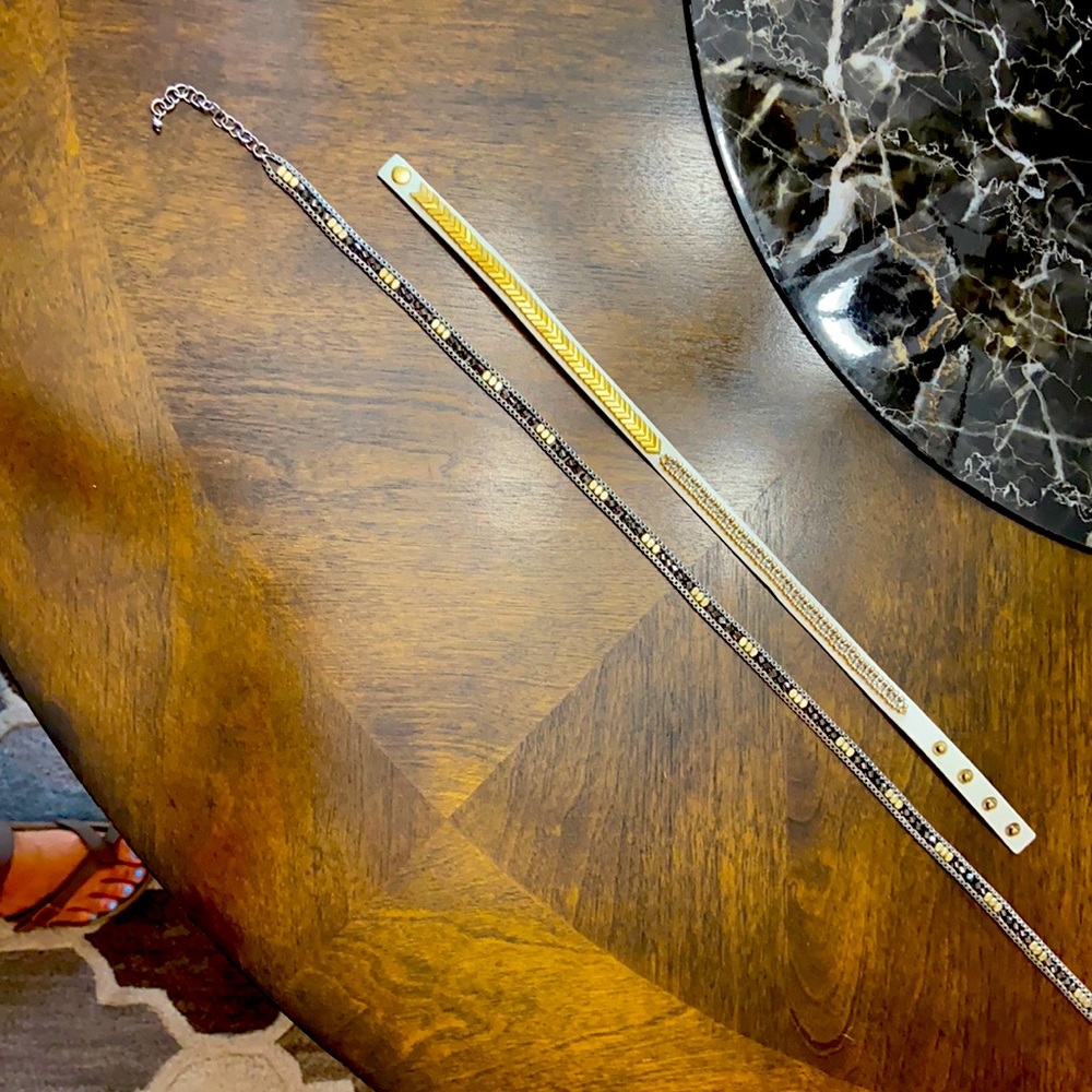 2-Stella & Dot wrap bracelets